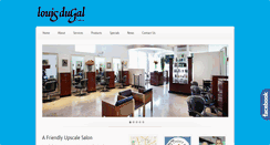 Desktop Screenshot of louisdugalsalon.com