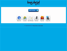 Tablet Screenshot of louisdugalsalon.com